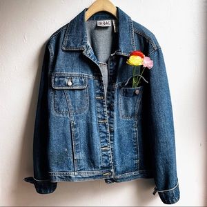 Vintage 1990s Bill Blass Trucker Jacket